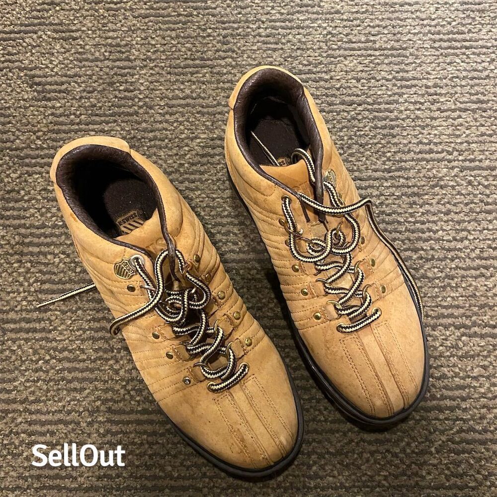 K-Swiss Women's Chukka Hiking Boots Brown Size 8 Lace Up Durable
